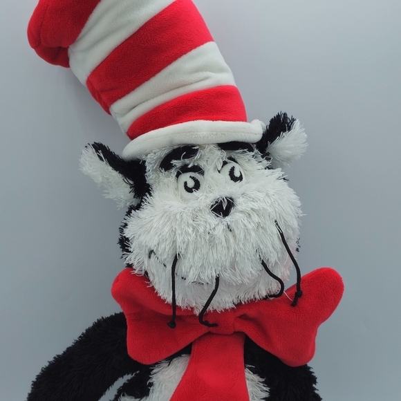 Vintage 2002 Dr. Seuss Cat in the Hat 18" Soft Plush Toy - Picture 2 of 6